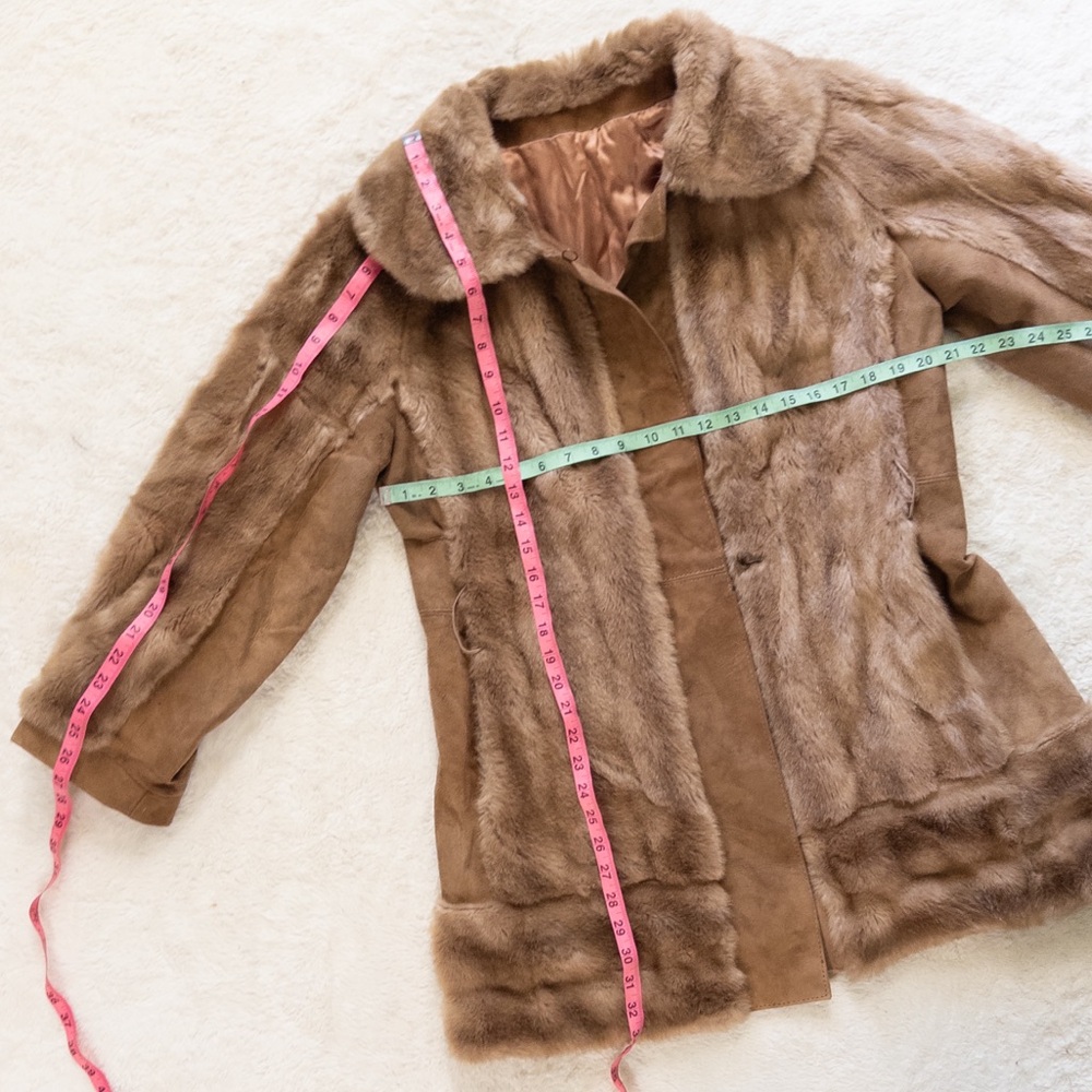 Tan Faux Fur Coat - Picture 6 of 8